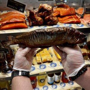 Pstrąg wędzony na gorąco od Pani Basi z Kaborna