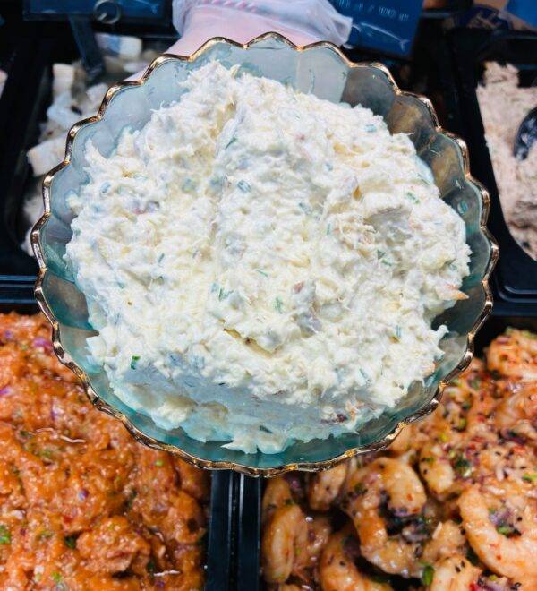 Pasta z wędzonego dorsza z mascarpone i gruszką