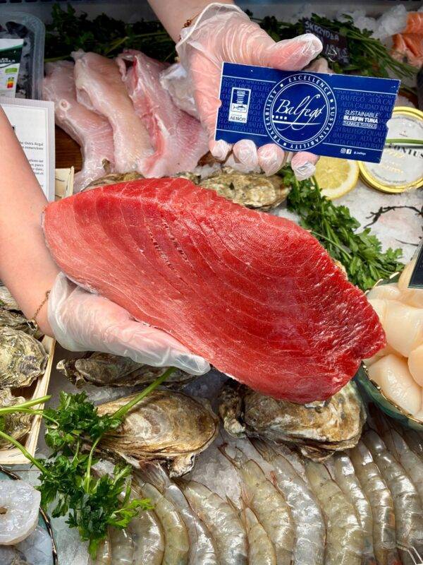 Steki z tuńczyka bluefina Balfego klasy sashimi - Hiszpania