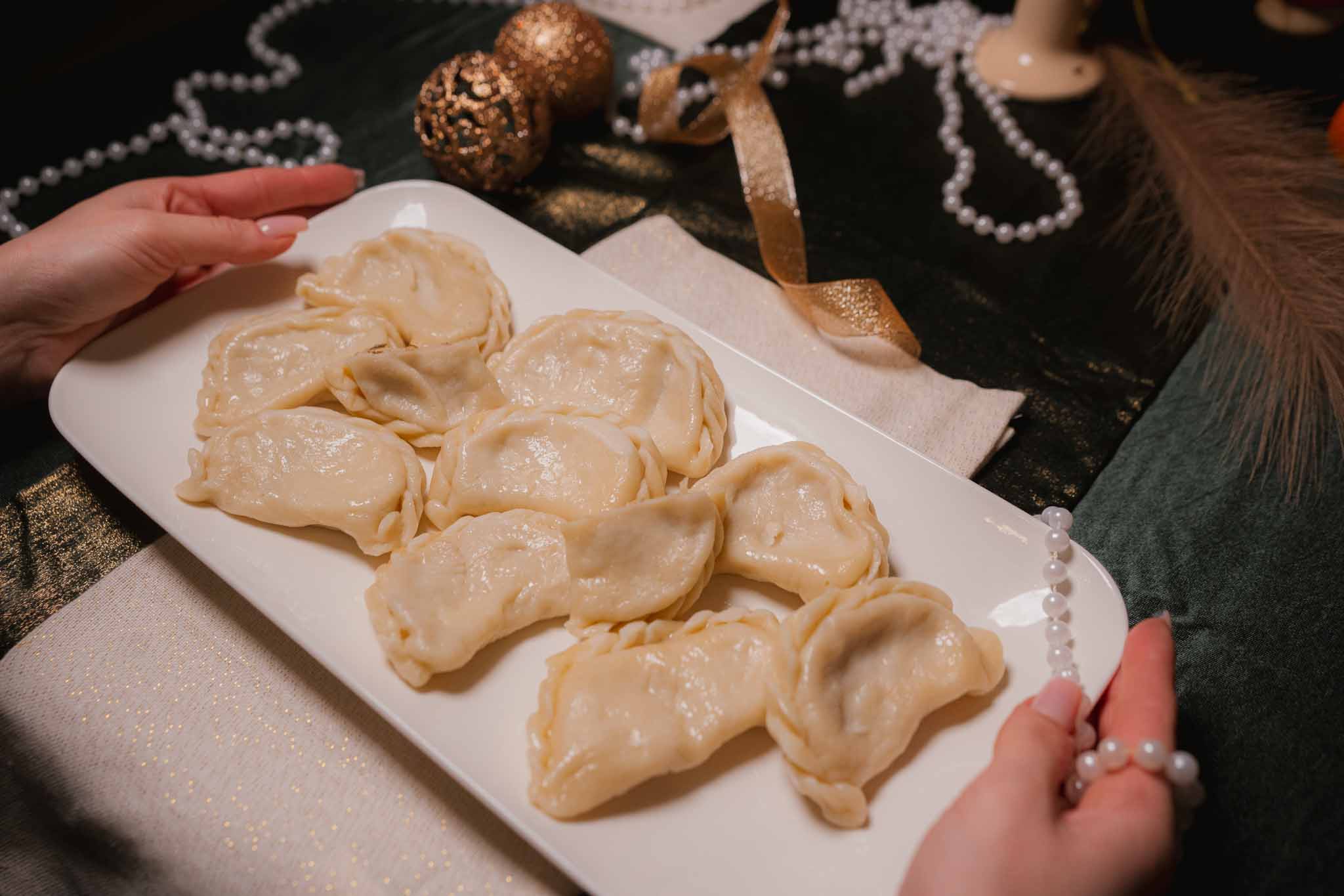 Domowe pierogi z makrelą i ziemniakiem – 10 szt.