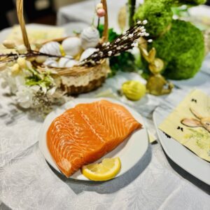 Świeży łosoś norweski klasy sushi ok. 500g