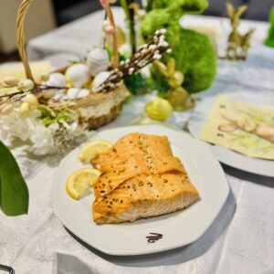 Łosoś w glazurze miodowej ok. 500g