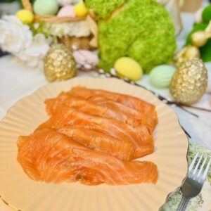 Łosoś wędzony na zimno Islandia ok. 300g