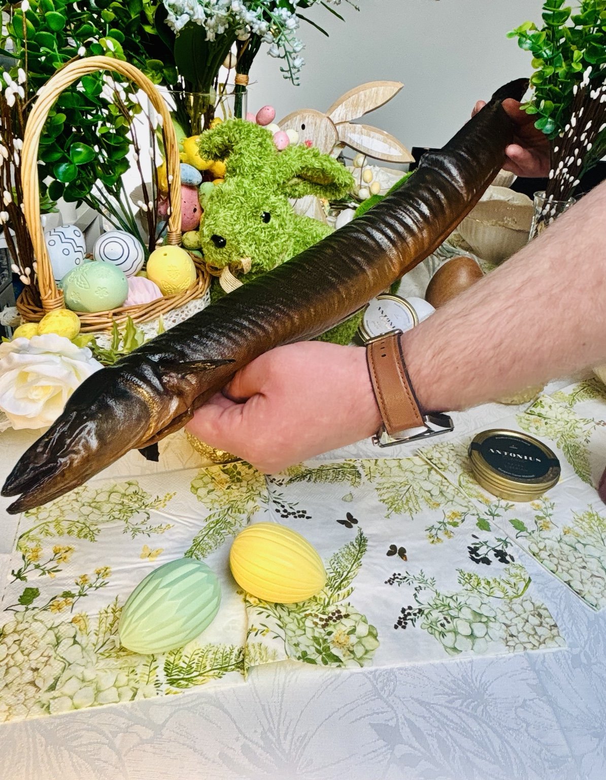 Węgorz wędzony od Pani Basi z Kaborna ok. 950g