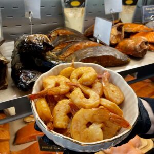 Krewetki dzikie wędzone